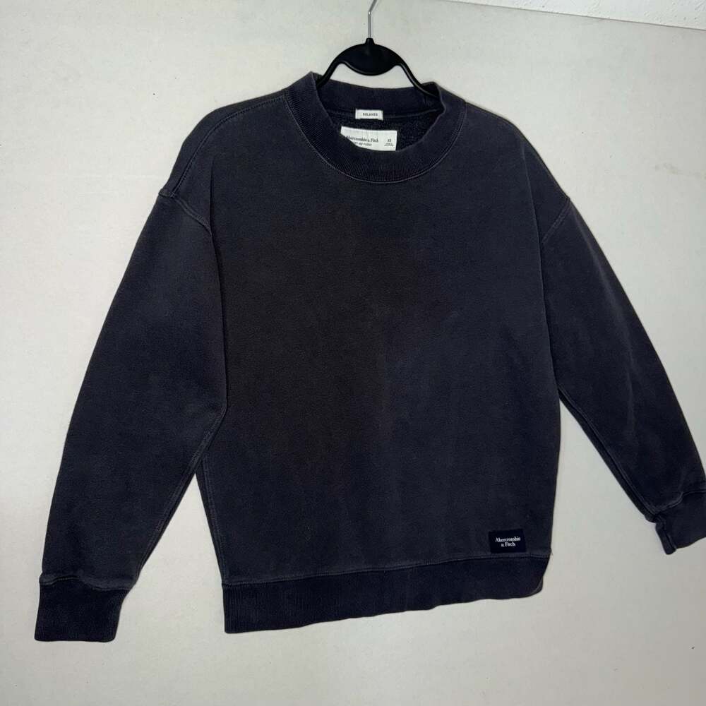 Abercrombie & Fitch Relaxed Soft A&F Fleece Sweatshirt XS